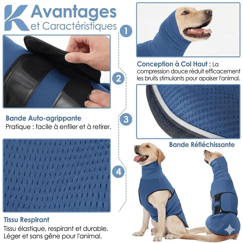 CâlinVest — Gilet Anti-Anxiété pour Chien - photo 3