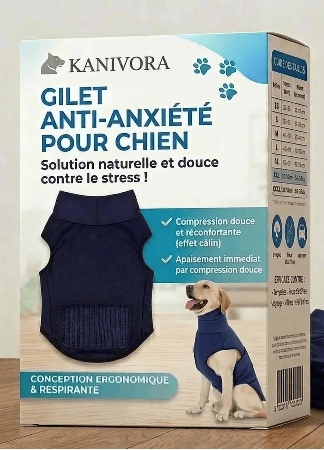 CâlinVest — Gilet Anti-Anxiété pour Chien