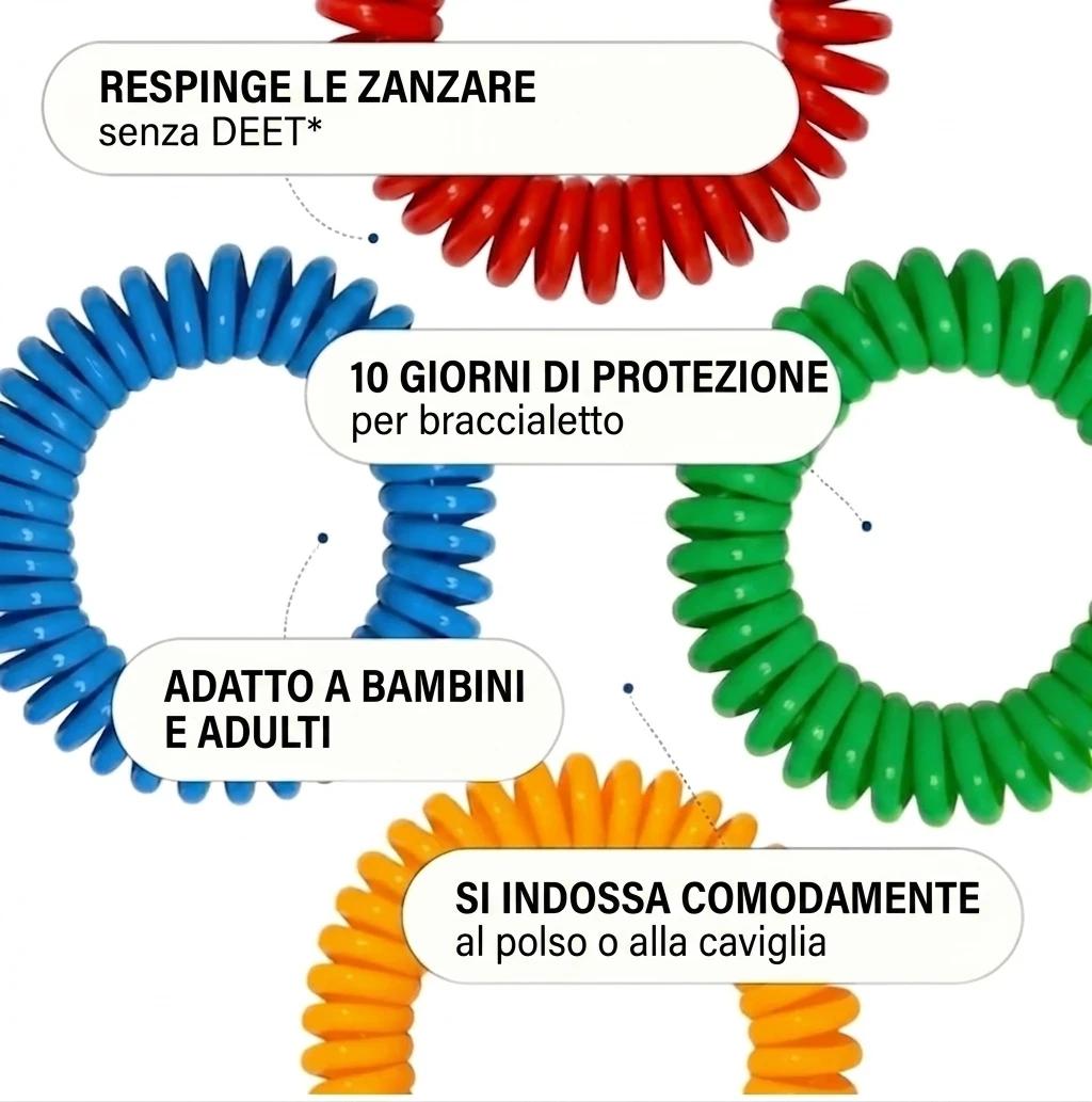 Braccialetto Repellente Naturale Anti-Zanzare - photo 2