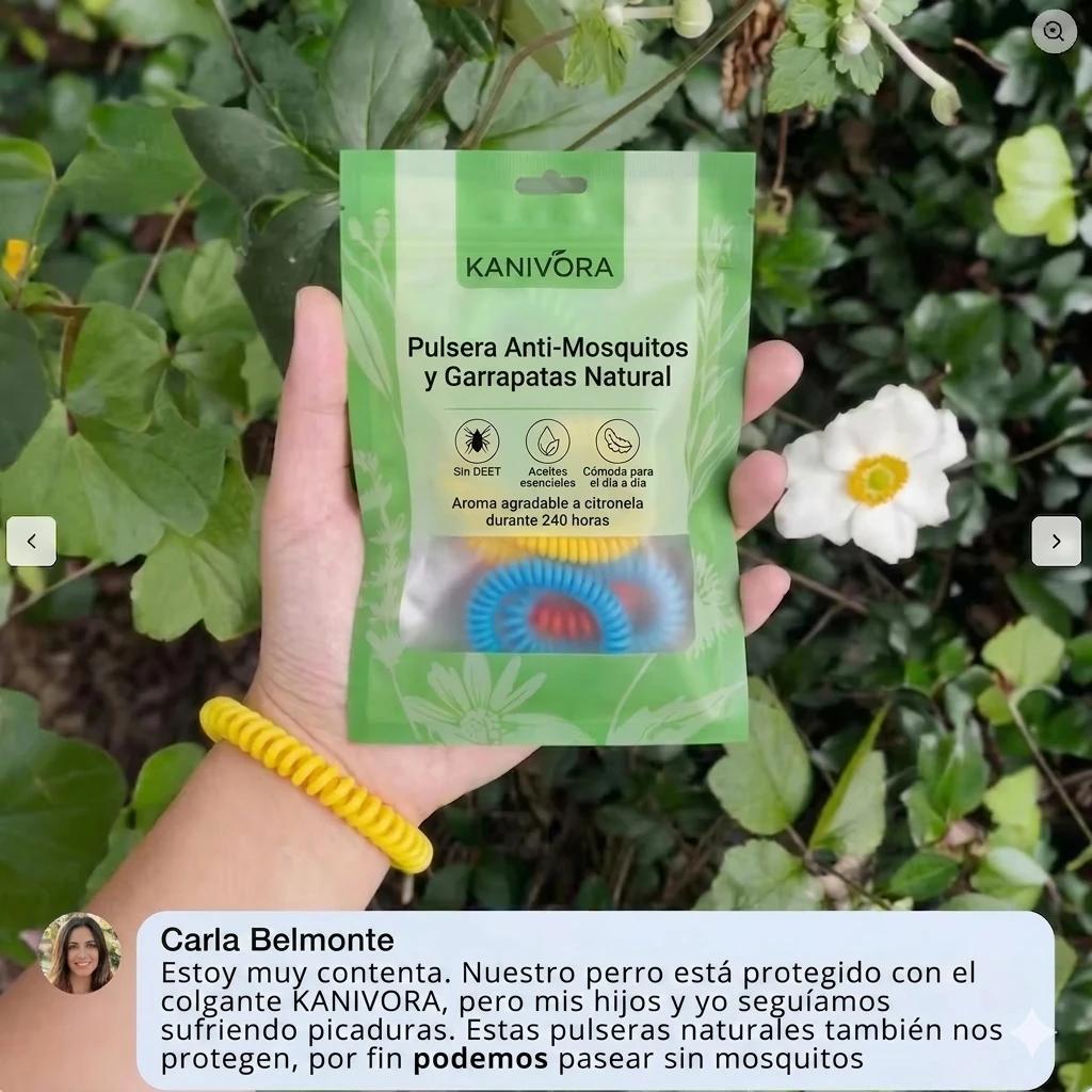 Pulsera Repelente Natural Anti-Mosquitos