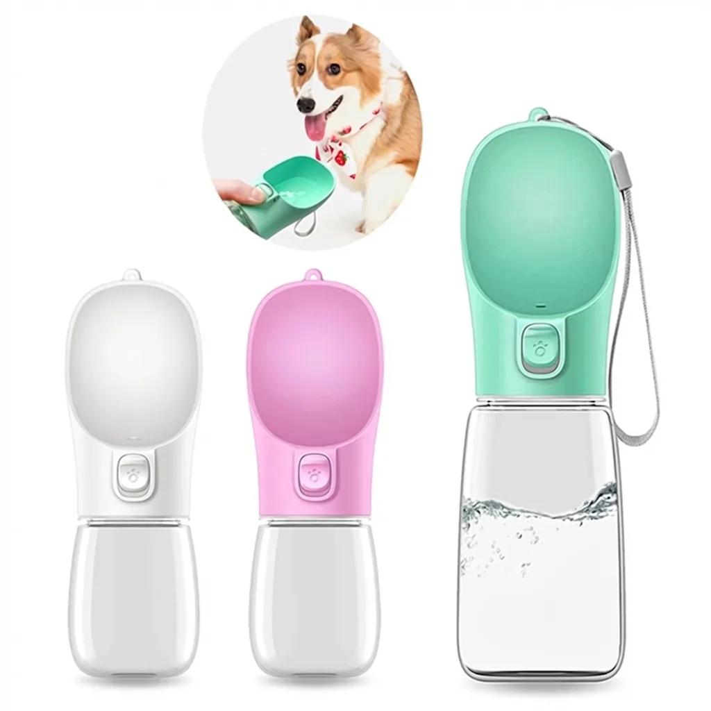 Bouteille d'Eau Portable 3-en-1 pour Chien
