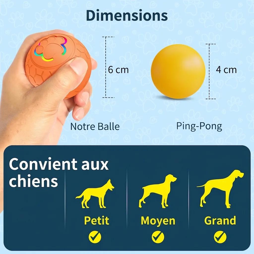 Balle LED Interactive pour Chien - photo 4